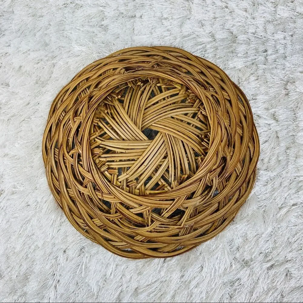Vintage Woven Basket Wall Decor 10